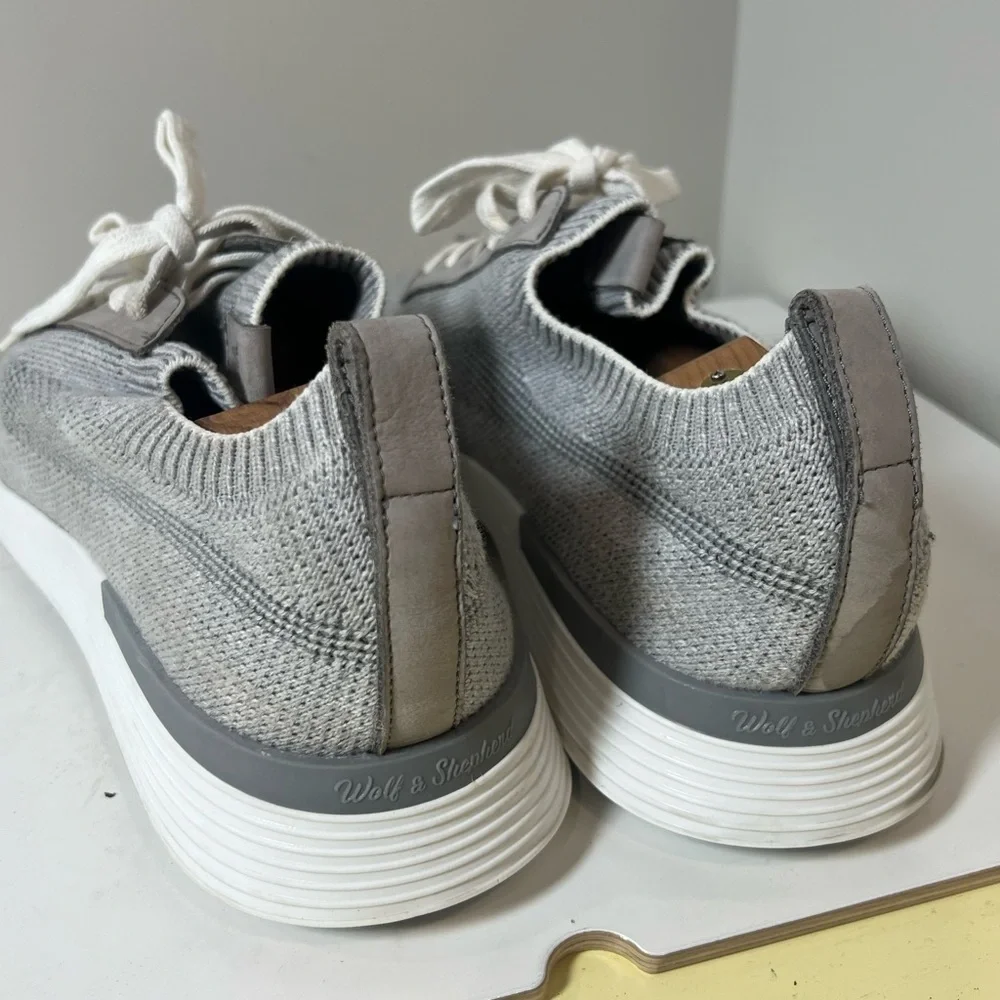 Wolf & Shepard 11 SupremeKnit Classic Gray Performance Trainer Sneaker Knit Shoe